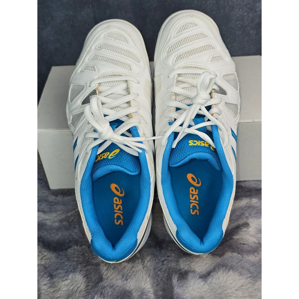 ASICS Gel-Game 5 Tennis Shoes White Blue Athletic Sneakers Womens Size 7 - Picture 4 of 8